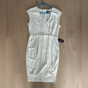 Express Cream Midi Dress